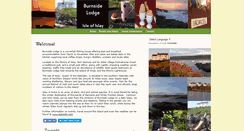 Desktop Screenshot of burnsidelodge.co.uk